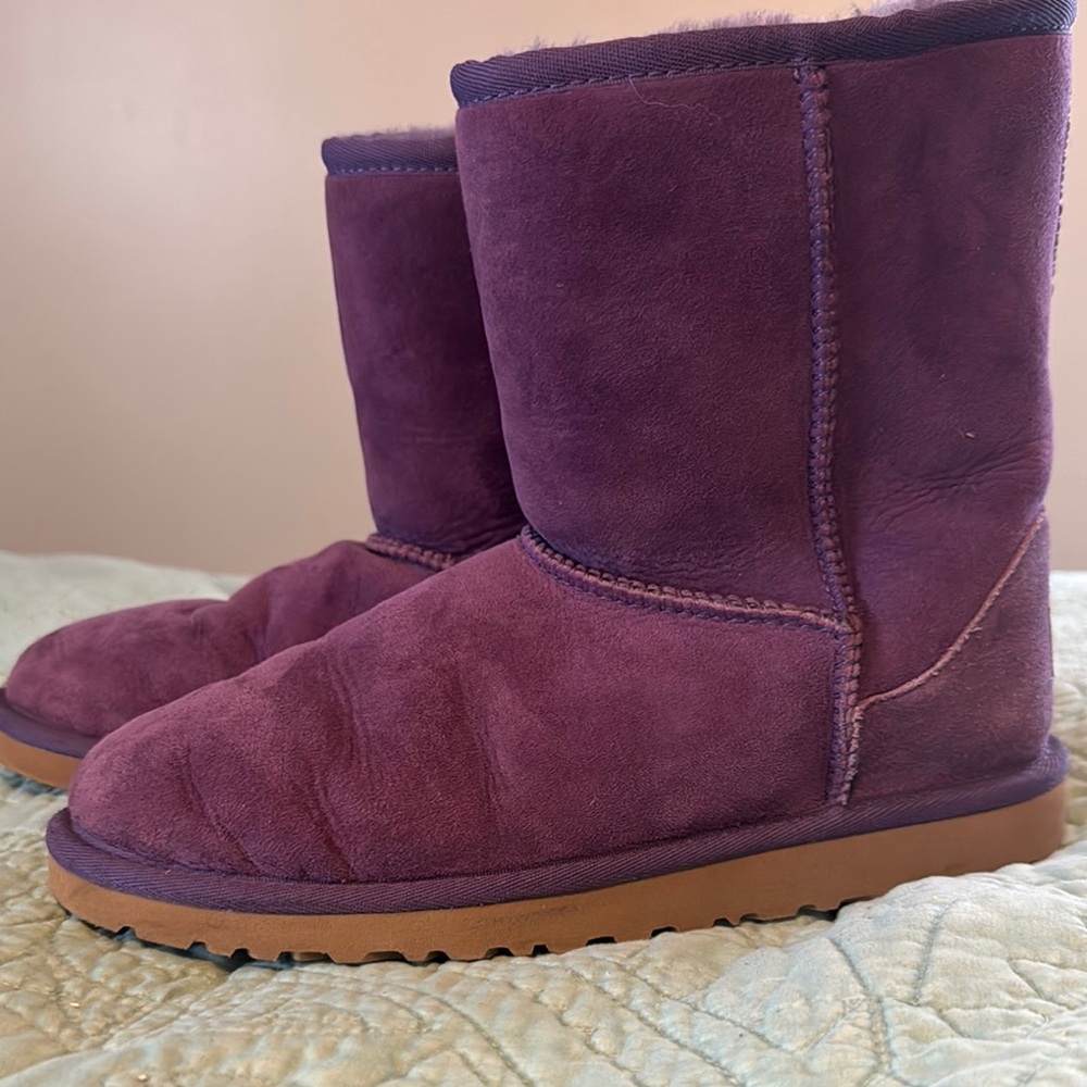 UGG Purple Ankle Boots